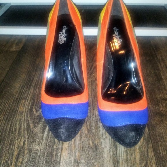 Multi-color Platform Pumps - Picture 2 of 4